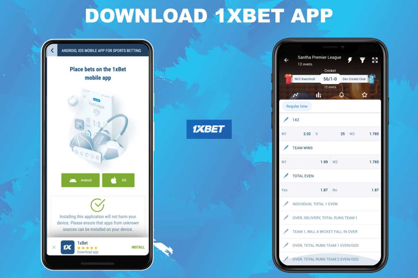 Instructions pour 1xBet iOS